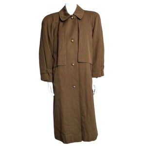 Vintage wool trench coat